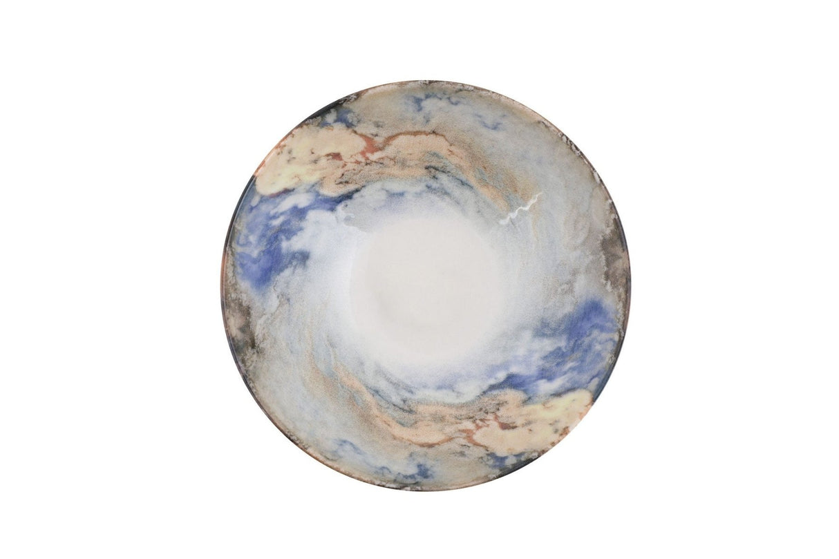 GBSATN24KY4101615 Blanc Bleu Or 100% PORCELAINE