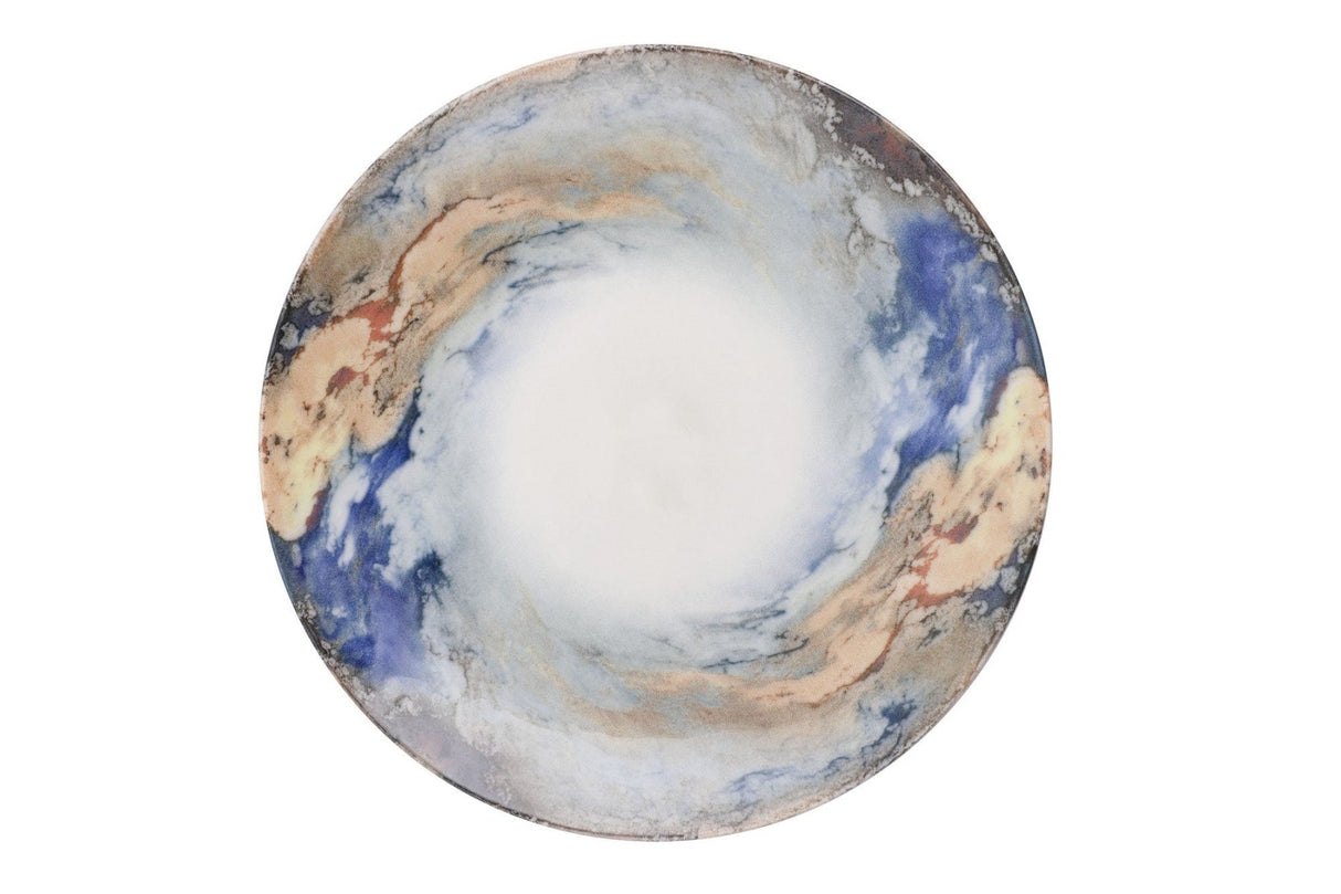 GBSATN24KY4101615 Blanc Bleu Or 100% PORCELAINE