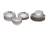 GBSATN24KY4101615 Blanc Bleu Or 100% PORCELAINE