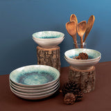 GBSATN18KY1E1657 Blanc Bleu 100% PORCELAINE