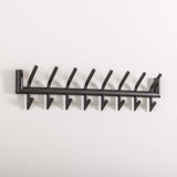 Kapstok Kym 2x8 Haken Mat Donkergrijs 78 cm