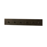 Portemanteau Aria 6 patères Noir Coloris bronze