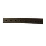 Portemanteau Aria 8 patères Noir Coloris bronze