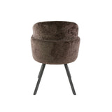 Eetkamerstoelen - Set van 2 Moderne eetkamerstoelen Luma Hoven Rich Taupe - Dimehouse