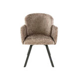 Eetkamerstoelen - Set van 2 Moderne eetkamerstoelen Luma Hoven Rich Champagne - Dimehouse