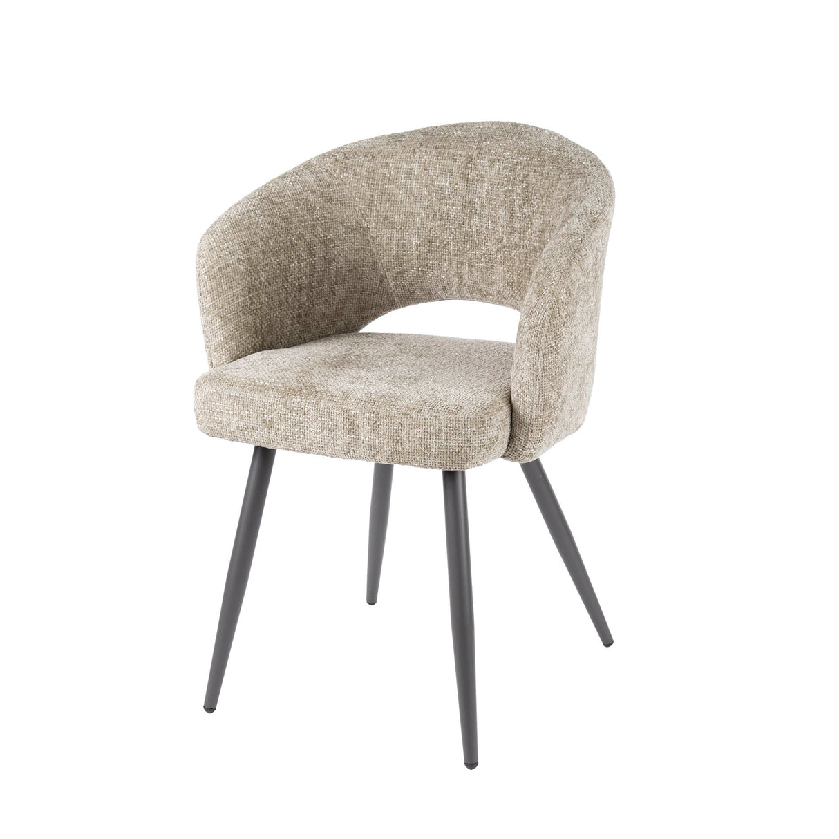 Chaise de salle à manger moderne Zand Cargo Tissee Tissu 