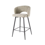 Tabouret de bar moderne Zand Alba Tissee Cargo Tissu 