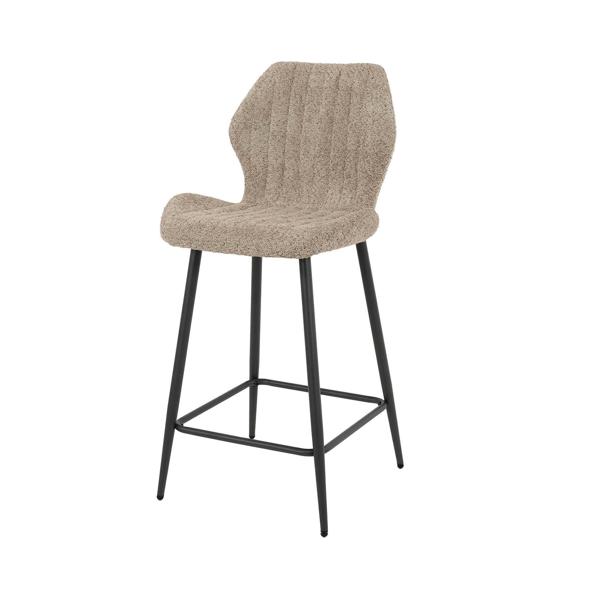 Tabouret de bar Mira Bouclé Sable 
