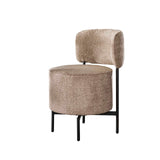Chaise de salle à manger Dante Bouclé Sable Pivotante - Sans accoudoirs 
