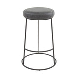 Tabouret de bar industriel Dorian Grey Set de 4