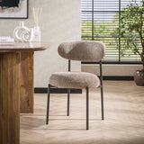 Chaise de salle à manger Aero Tissee Cargo Tissee en tissu Sable 