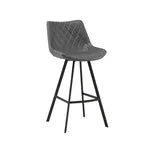 Juno Tabouret De Bar Industriel Gris