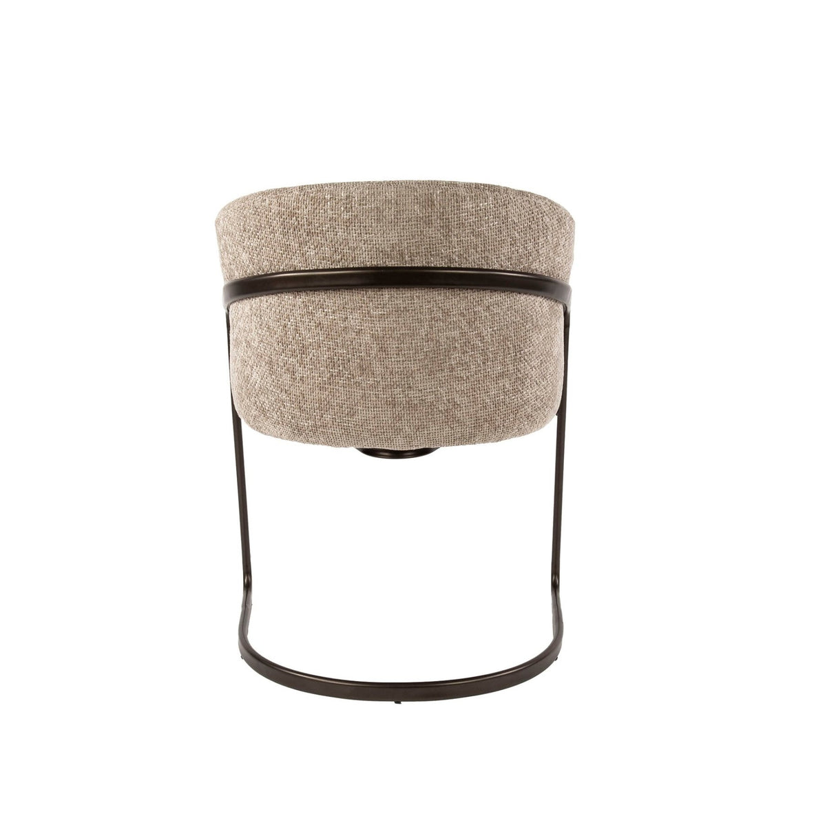Eetkamerstoelen - Set van 2 eetkamerstoelen Reno Hoven zand stof - Dimehouse