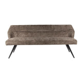 Banquette de salle à manger Chia en tissu chenille Rich Taupe 188 cm 