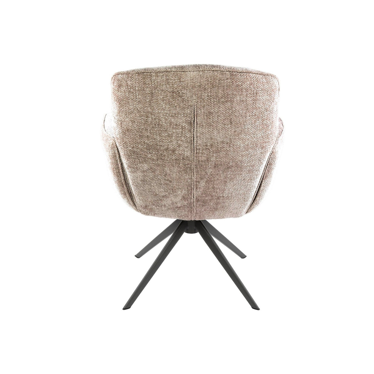 Eetkamerstoelen - Set van 2 eetkamerstoelen Savona draaibaar Hoven rich zand - Dimehouse