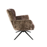 Fauteuil pivotant Savona Hoven Rich Fabric Champagne