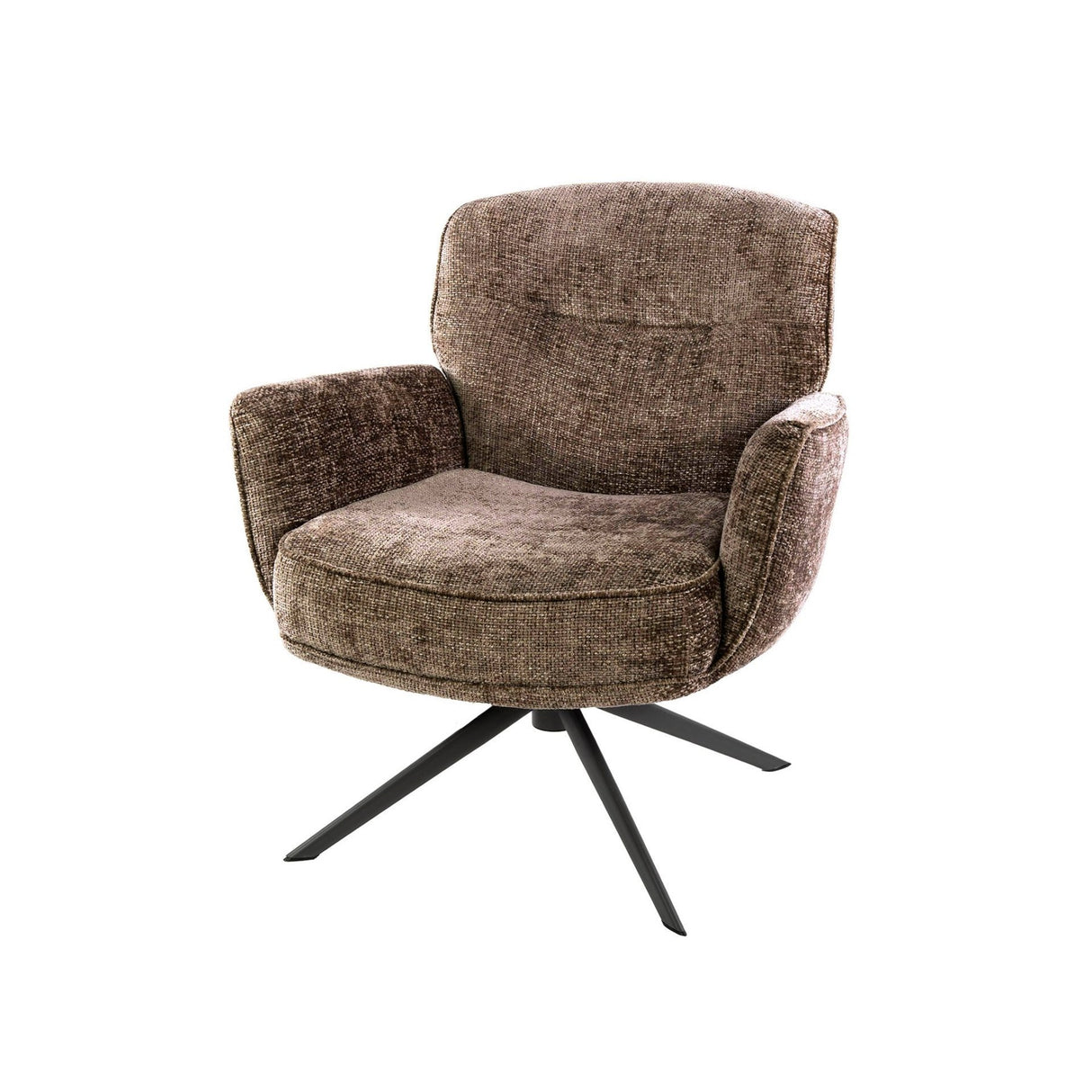 Fauteuil pivotant Savona Hoven Rich Fabric Champagne