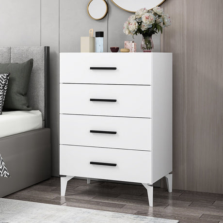 Ladekasten - Ladekast Kale Wit Melamine 72x106x47 cm - Dimehouse