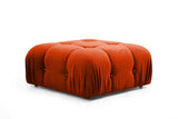 Banque modulaire 3 places avec bulle Hocker Oranje Red