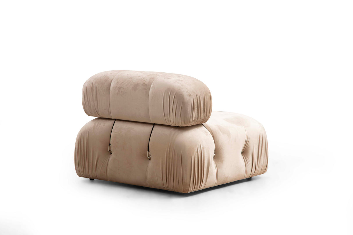 Banque modulaire Bubble Bubble Velvet Beige