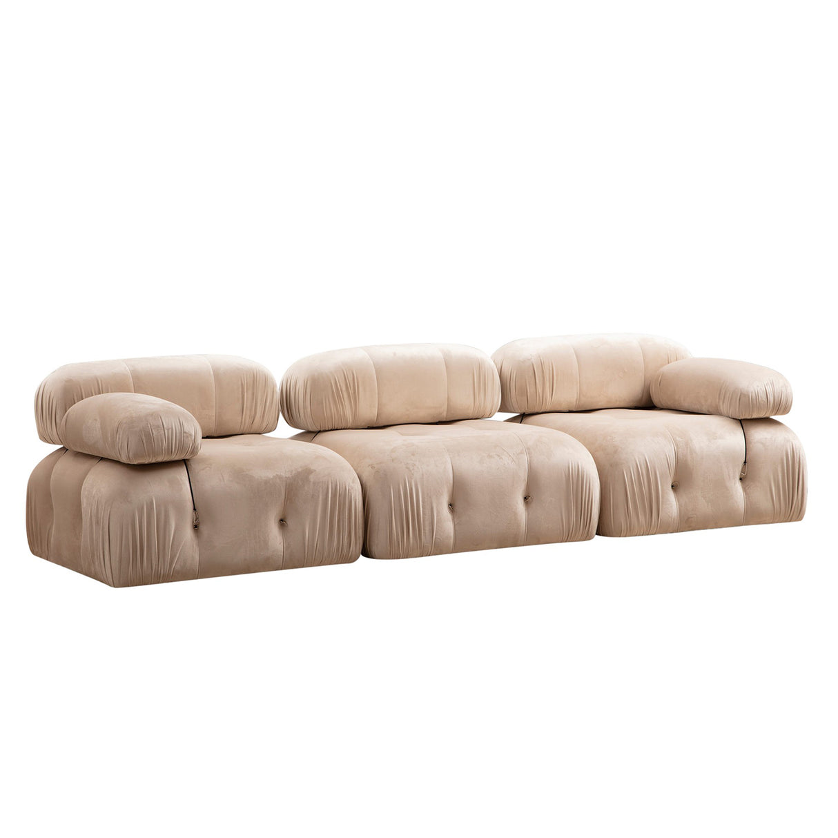 Banque modulaire Bubble Bubble Velvet Beige