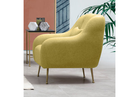 Fauteuil jaune Séville