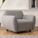 Fauteuil Eddy Gris Clair