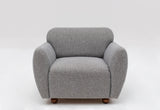 Fauteuil Eddy Gris Clair