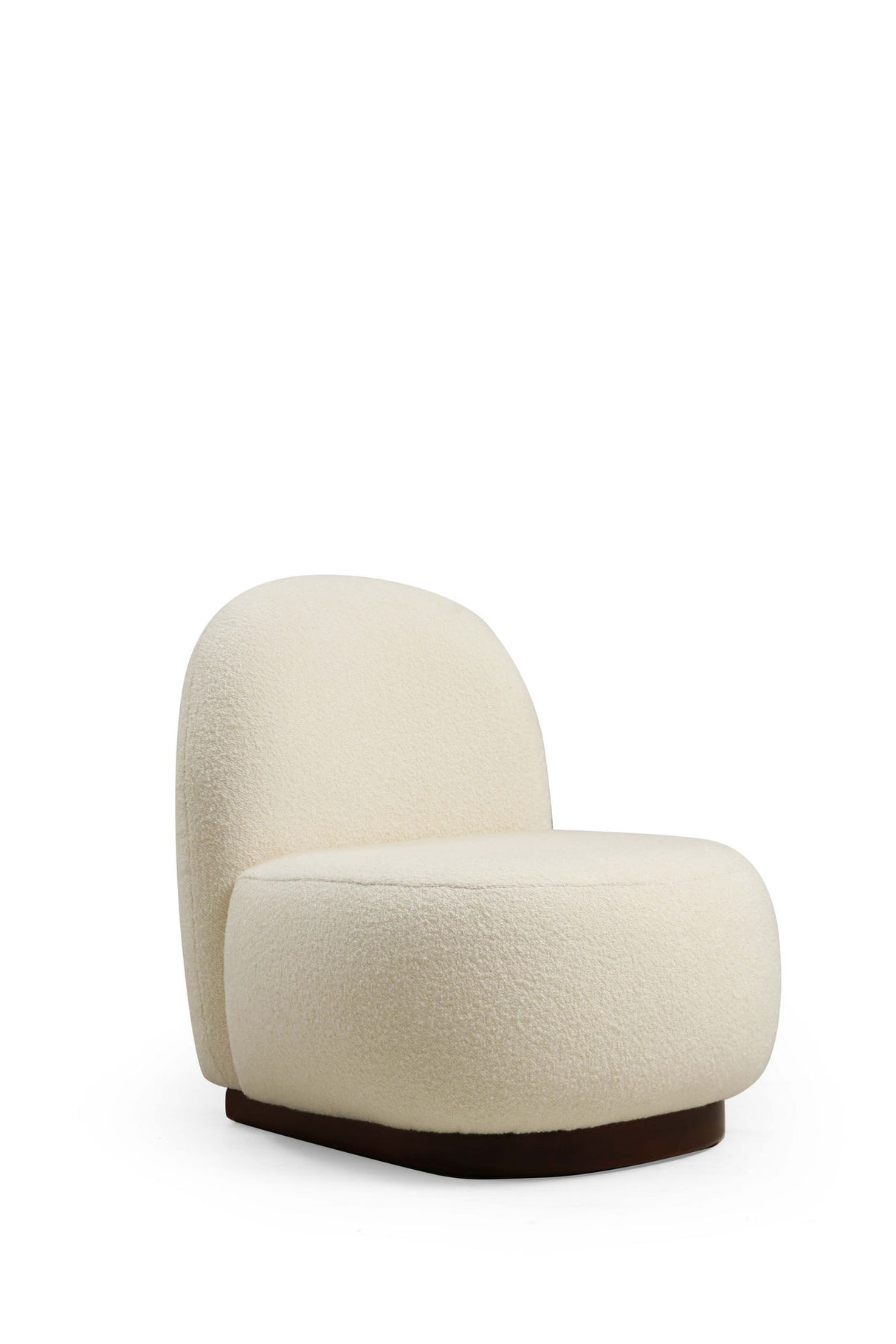 Fauteuil Tina Bouclet Blanc