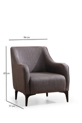 Fauteuil Belissimo Gris Foncé