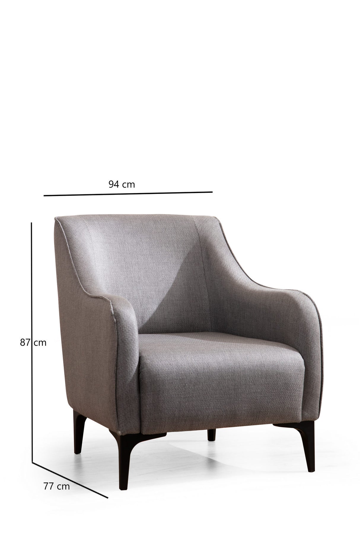 Fauteuil Belissimo Gris