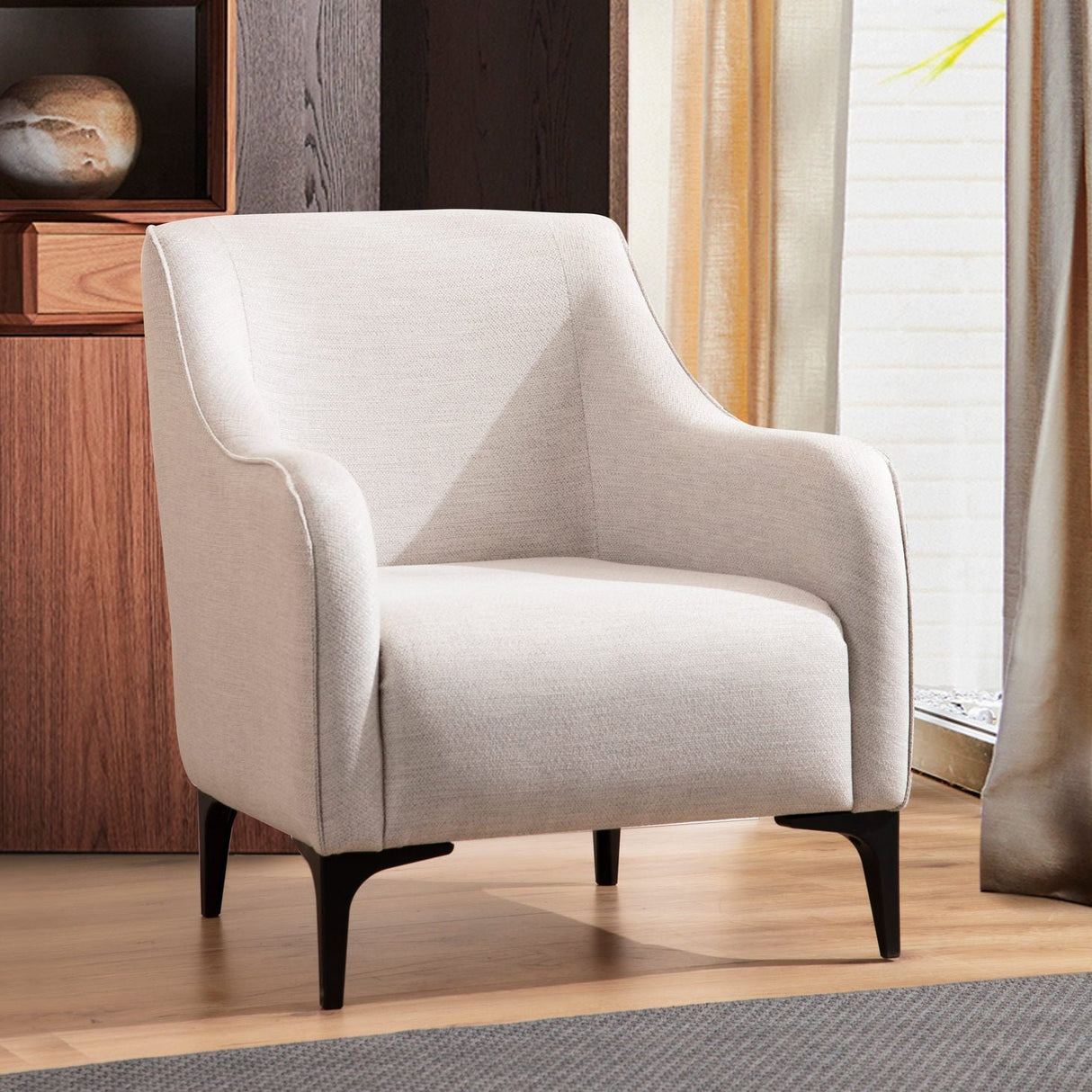 Fauteuil Belissimo Blanc Cassé