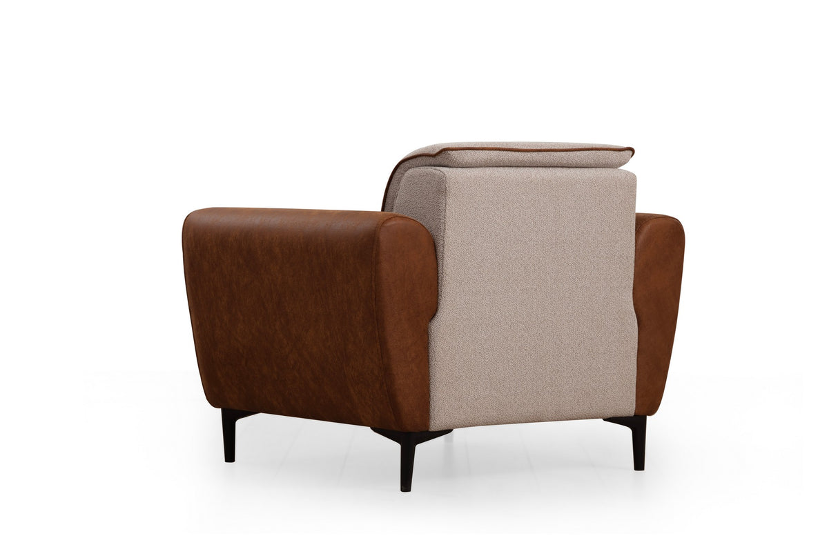 Fauteuil Aren Beige Cannelle