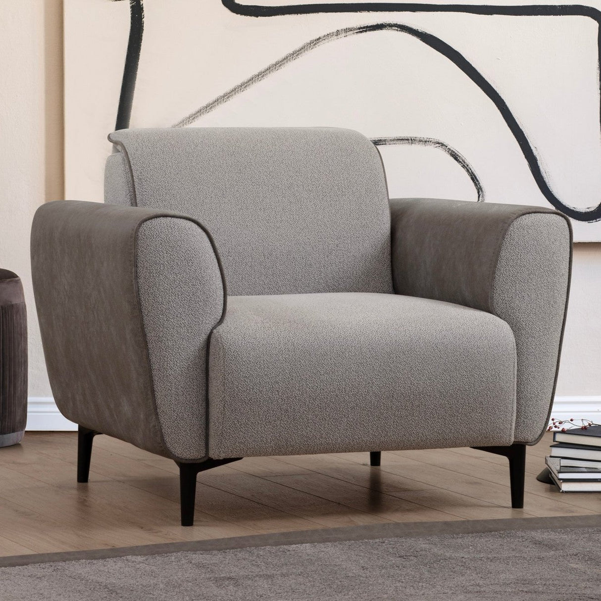 Fauteuil Aren Gris