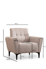 Hameau de fauteuil beige