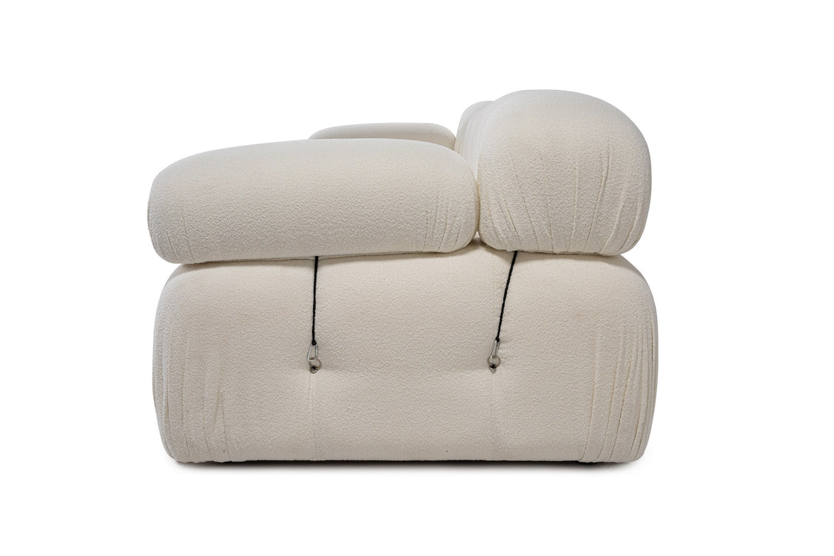 Banque modulaire Bubble Bubble Bouclé White