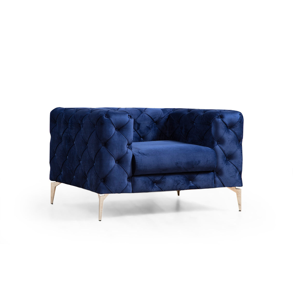 Fauteuil Como Bleu Marine