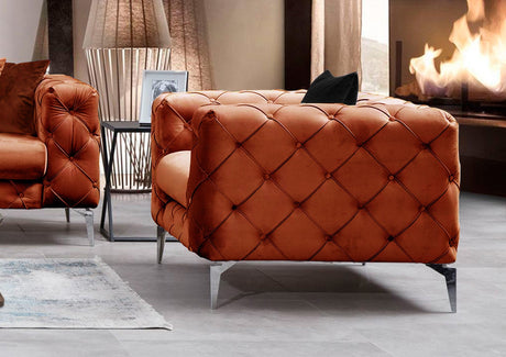 Fauteuil como orange