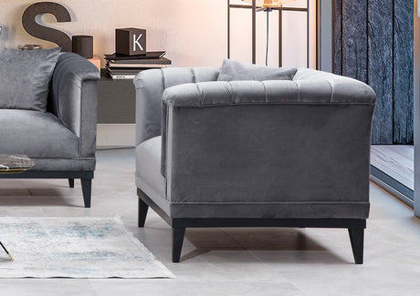 Fauteuil Trendy Gris Foncé