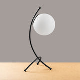 Lampe de table Noir Blanc Verre Nightstrike 