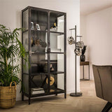 Éléments muraux - Vitrine Elias en métal avec verre - Dimehouse