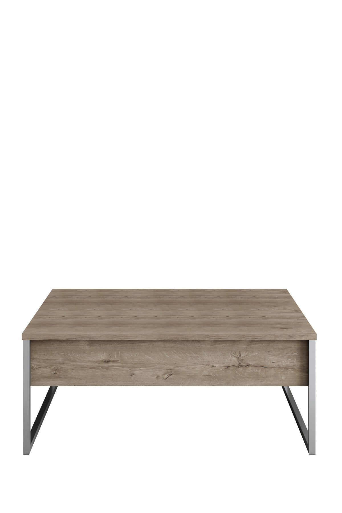 Ensemble de meubles de luxe en noyer - Table basse, meuble TV et buffet - Cadre argenté