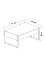 Ensemble de meubles de luxe en travertin - Table basse + meuble TV + commode de luxe - Cadre doré