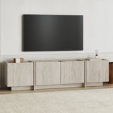 Meuble TV Lowen travertin 180 cm Bois mélaminé