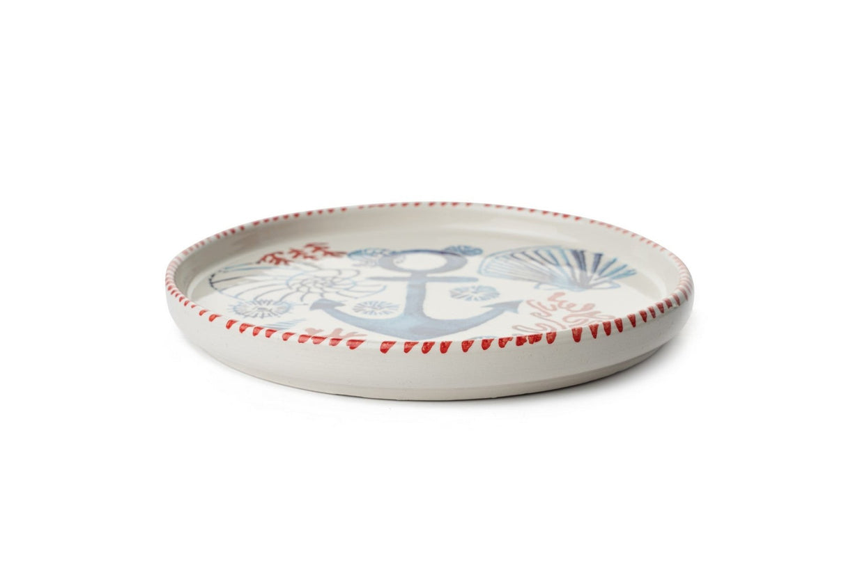 KAHSER14-MARINE Blanc Bleu Rouge 100% CÉRAMIQUE 6 cm de large