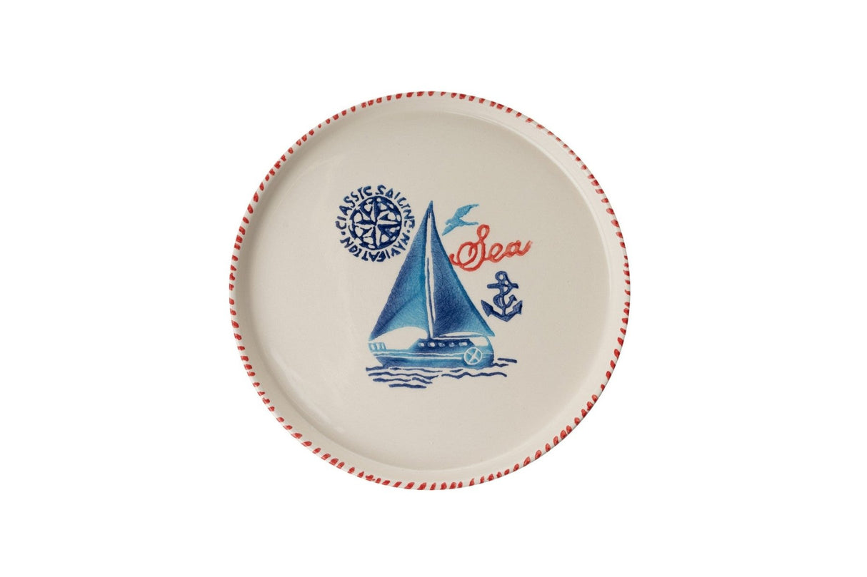 KAHSER14-MARINE Blanc Bleu Rouge 100% CÉRAMIQUE 6 cm de large