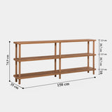 Bibliothèque Raca Atlantic Pine Melamine 150x74.9x35 cm