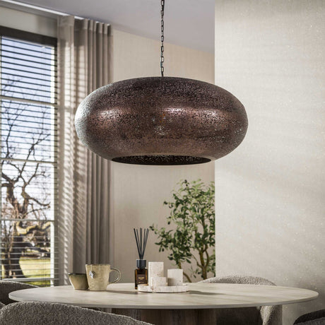 Hanglamp - Hanglamp 1 - lichts antiek koper Chase Ø68 cm - Dimehouse