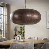 Lampe suspendue 1 lumière cuivre antique Chase Ø90 cm