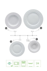 SV24Y200 Blanc 100% PORCELAINE
